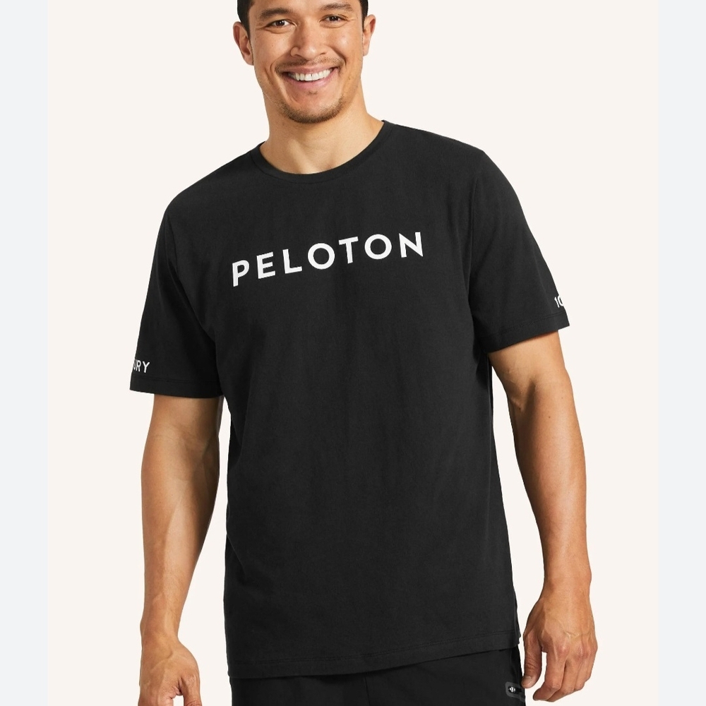 Peloton unisex black short sleeve T-shirt